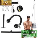aleawol プーリーケーブルマシン 上腕三頭筋トレーナー LAT ラットプルダウン ケーブル トレーニング 機器 男女兼用 プロフェッショナル 筋肉強化 フ...