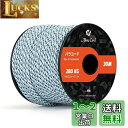 Abma Cord パラコード 4mm 9芯 パラシュートコード ガイロープ 耐荷重280kg テントロープ サバイバル アクセサリー制作用(30m/迷彩 # 北極 デジタル)
