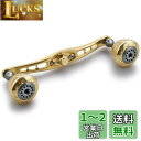 HEIGHTEN 120mm ベイト リール ハンドル シマノ ダイワ アブガルシア 通用 ベイトリール 用 Spider Series (120mm, ゴール...