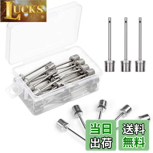 【送料無料】YFFSFDC ステンレス鋼製 空気 針 バスケット サッカー ポンプニードル ボール ニードル 空..