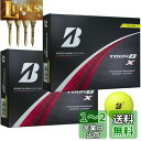 ゴルフボール TOUR B X XS 2024年 モデル 2ダース おまけ付き (X_イエロー_2ダース)