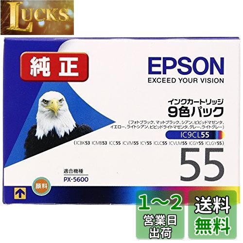 エプソン 純正 インクカートリッジ ワシ IC9CL55 9色パック