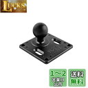 ラムマウント(RAM MOUNTS) VESAプレート 75x75mm 1.5インチボール RAM-2461U ブラック