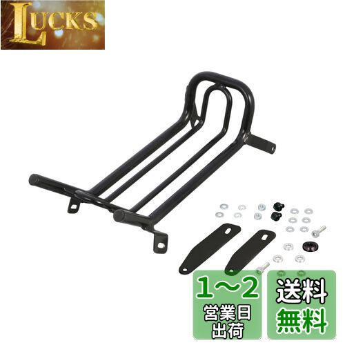 キタコ(KITACO) ファッションセンターキャリア (ブラック) クロスカブ50(AA06)/クロスカブ110(JA45/JA60) 80-539-14461