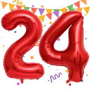 Sekat 数字 バルーン 40インチ レッド ナンバーバルーン 誕生日 風船 バースデー 飾り アルミ風船 ハッピーバースデー 結婚式パーティー 記念日 ウェ...