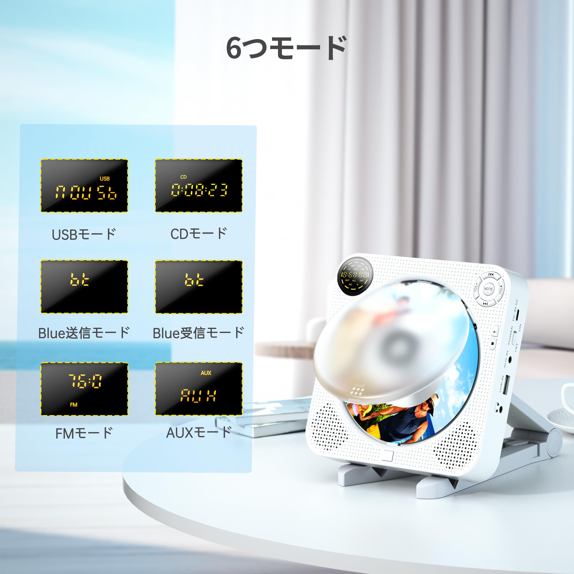 SanyunSW2083”アクティブBluetooth5.0ブックシェルフスピーカー–60Wカーボンファイバースピーカーユニット–内蔵24ビットDAC–ダイナミック3Dサラウンドサウンド–PCモニターゲーミングスピー…