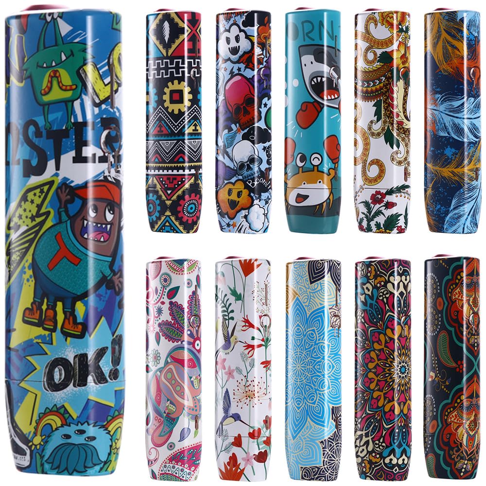 BOOFLYII ケース アイコスイルマワン対応 イルマiワン対応のケース 加熱式たばこ用ケース PC製 全面保護 耐衝撃 傷つけ防止 滑り止め ストラップ付 持ち運び便利（図案02）