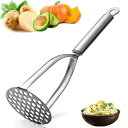 Geerow マッシャー ステンレス鋼 ポテトマッシャー 離乳食調理器具 マッシャー ポテトじゃがいも ゆで卵 さつまいも 果物 野菜マッシャー 調理器具 キッ...