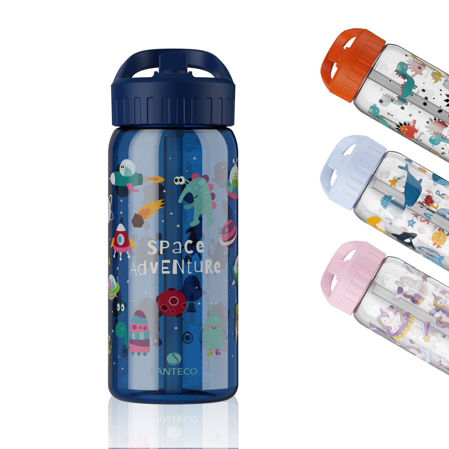 SANTECO Ҷ  ȥդܥȥ 500ML ľ դ ȥ饤Ǻ   waterbottle ...