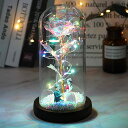 バラ 造花 Lechin 24Kゴールドローズ 枯れない花 金メッキ LEDライト付き電池式 薔薇 花束 プレゼント バレンタインデー 母の日 誕生日 記念日 ...