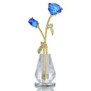 Kertari 母親 誕生日プレゼント 花 女性 人気 k9 クリスタル 造花 インテリア バラ花 枯れない花 薔薇 ギフト 母の日 結婚祝い 記念日 ホワイト...