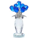 Kertari 造花 インテリア おしゃれ 置物 クリスタル 花 薔薇 花束【正規品】誕生日プレゼント女性 人気 クリスマス バレンタインデー の贈り物 枯れな...
