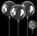 【Charming Club】アクアバルーン 12cm 50個入り ヘリウム 透明バルーン ボボ 風船 クリア フラワー 材料 PVC バブルバルーン シャホ?...