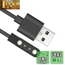 スマートウォッチ充電ケーブル 2ピンの距離は 4mm 対応 USB充電 0.6m SZSLマグネット充電コード USBケーブル USB充電 smart watc...