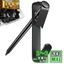 5WYOUKE【20個入】 画鋲 フック おしゃれ ピンフック 耐荷重約22.5kg 石膏ボード・ベニヤ・木用フック 目立たない 跡が残らない 釘フック 壁 傷つけない 黒 金属 錆びない 額縁/時計/絵画/クリスマス 飾り用/カレンダー/鍵/写真/自宅/オフィス/キッチン/学習室/浴室用な