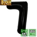【LEISURE CLUB】誕生日 数字 バルーン 数字7 40インチ 大きい ブラック 風船 セット バースデー パーティー デコレーション セット 記念日 結婚式 お祝い 誕生日 飾り付け (数字7, ブラック)