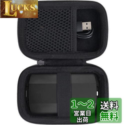 【Aenllosi 専用収納ケース】互換品 BUFFALO バッファロー SSD 外付け 500GB 1TB 2TB USB3.2 Gen2 SSD-PHP ポータブル SSD ブラック（ケースのみ）