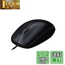 【.co.jp限定】 Logicool(ロジクール) 有線 マウス M100nBK 左右対称型 USB 簡単接続 有線マウス M100 ブラック 国内正規品