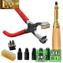 Odowalkerレザークラフトセット レザーパンチツール 工具 菱目打ち 目打ち レザークラフト スクリューポンチ 2歯 4歯 穴あけ レザーパンチ 静音 ツール サイレント セット 静か