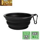 THAIN 犬 水飲み 携帯用 散歩用 折りたたみ式 ペット給水器 容量350ML シリコン製 コンパクト 水やり用品 持ち運び便利 ペットボウル カラビナ 付...