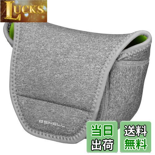 ハクバ HAKUBA カメラケース スリムフィット カメラケース02M カメラにフィットするネオプレン素材 ミラーレス一眼用 グレー 2SP-SF-CC02MGY