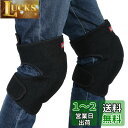 【Ludus Felix】ひざ当てパッド 膝当て ひざパッド ヒザプロテクター ひざパット 作業用 2個セット (ブラック, L)