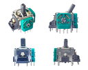 ElecGear 4個EL3交換用ジョイスティック + 追加のギフトドリフト修正可変抵抗器、Switch ProとPS3コントローラー対応のALPS 10Kアナ...