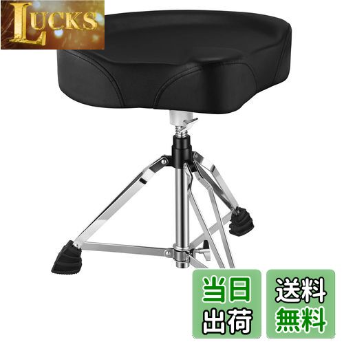 商品情報商品の説明主な仕様 【広げたシート】体重の異なる方に最適な広げたシートのデザインbr【高品質のパッド】Donnerドラム椅子のシートカバーは柔らかく高品質の人工皮革で作られており、パッドには高級スチールとフォームが充填されており、快適で耐久性がありますbr【滑り止めゴム足】ゴム足が採用されたドラムスローンは、しっかりとした安定感がありますbr【ダブルブレースレッグベース】ドラムスローンは、ダブルブレースレッグベースで安定し、耐久性があります。また、重量のある方を支えながら、歪みがありませんbr【調整可能＆耐久性のあるロック】厚くなったロックを使用して、高さを簡単かつ迅速に調整できるようにします。また、ドラムチェアの滑り落ちを防ぐことができます