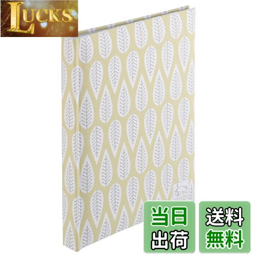 【送料無料】ハクバ HAKUBA フォトアルバム Chululu(チュルル)ポケットアルバム STOFF(ストフ) Lサイズ 120枚収納 リーフ柄 ACHL-STFL120LF 布製表紙 メモ欄付