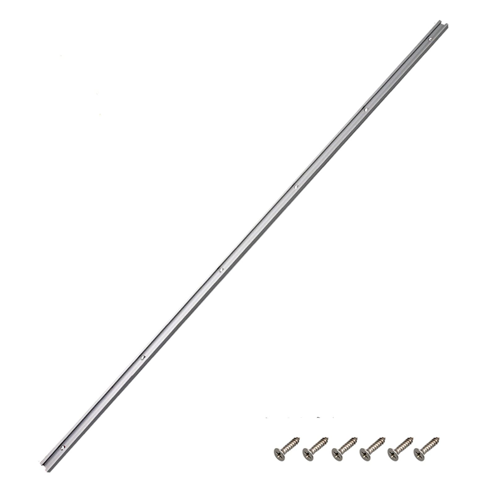 【送料無料】CarAngels Tスロットトラック 9.5mm×19mm規格 ワークテーブル 天板用 アルミ製 大工ツール テーブルソー用 (1000mm)