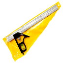 S.fields.inc 直角定規 300mm 水平器付き ステンレス アングルルーラー スコヤ工具 ケガキゲージ