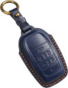 【送料無料】【smasol】新型 アルファード 40系 30系 後期 VOXY90 ノア 90系 キーケース ヴェルファイア キーカバー 高級本革 スマートキー カバー ケース (アルファード 30系 / 3D高級, ネイビー 6ボタン / 3D高級)