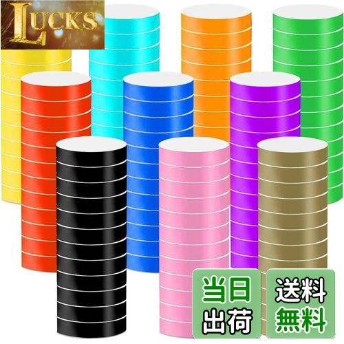 【送料無料】1000枚使い捨てリストバンド, BetterJonny 10色防水 耐引裂手首 入場 バンド テープイベント用リストバンド 適用コンサート 遊園地クラブビーチイベントの人数カウント,再入場管理に