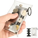 【送料無料】mefeny コインホルダー コイン収納 硬貨仕分け 小銭入れ コインケース 取り出し便利 パスケース 定期入れ マルチケース付き 洗える 簡単に消毒 プラスチック製 (ブラック)