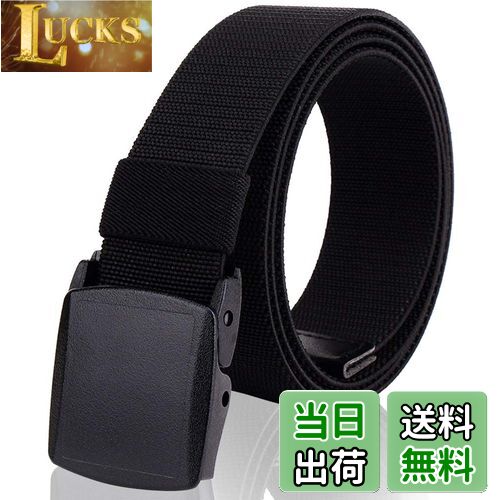 【送料無料】JINSELF 【YKK社製バックル採用】 ベルト メンズ 超伸縮 大きい フリーサイズ 軽量 ナイロン タクティカルベルト 作業着 作業用 仕事用...