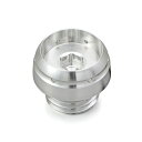 【送料無料】デイトナ(Daytona) アルミビレット バイク用 オイルフィラーキャップ Oリング付属 イタズラ抑止 アルミ削り出し バレットタイプ M20×P2.5 シルバー 98403