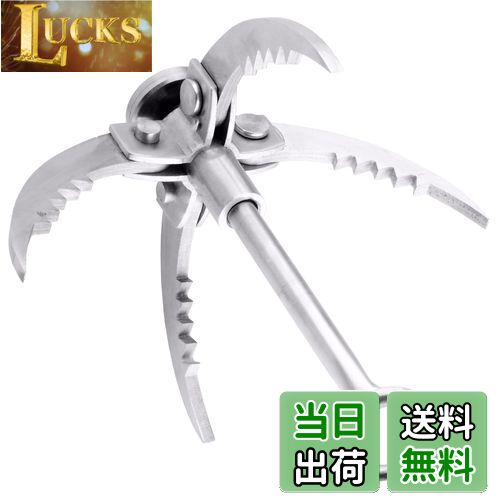 【送料無料】TRIWONDER グラップリングフックアウトド 登山フック 重力フック アンカーフック ステンレ..