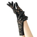 メイダイ(MEIDAI) 手袋 ブラック レースグローブ black パーティードレス レース ショート丈グローブ パーティー小物 結婚式 二次会 発表会 披露...
