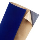 BENECREAT 2m巻 貼りビロード生地 ベルベット生地 紺色 幅40cm 厚さ0.06cm ポリエステル ベロア 貼りシート付 防水 工芸品作り ジュエリーボックス装飾 ギフトバッグ素材(3)