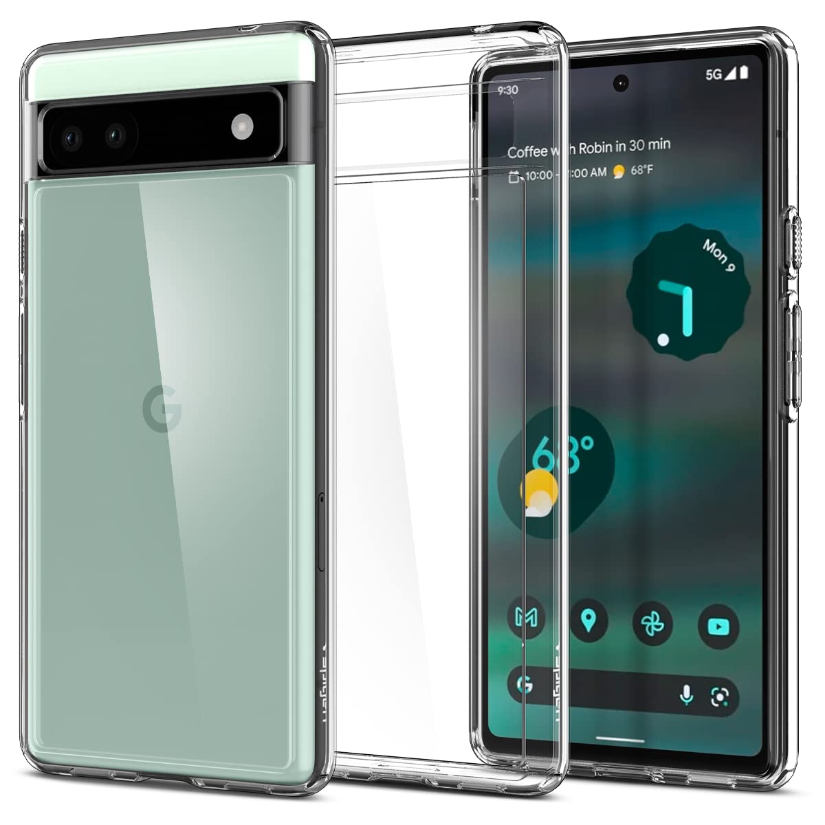 Spigen Pixel6a  ꥢ TPU Хѡ 2Ź¤ ƷMILʼ Ѿ׷ ɻ Ф̵ ȥ...