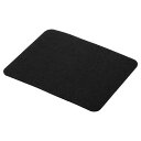 PATIKIL 23.5x20cm マウスパッド フェルト デュアルサイド ソフトデスクパッド ライティングマット オフィス ホーム用 ブラック(2)