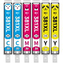 【WYFYINK】キヤノン用 Canon BCI-381 XL 互換 インク PIXUS TS8430 TS8330 TS8230 TS8130 TS7430 TS7330 TS6330 TS6230 TS6130 TR9530 TR8630 TR8530 TR7530 TR703 大容量 インクカートリッジ 3色6本 マルチパック 381 説明書付き(2)