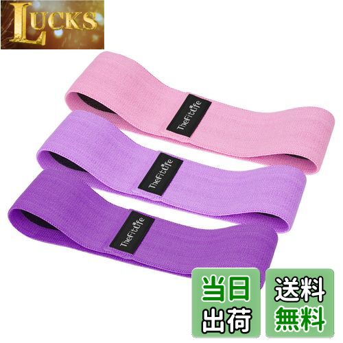 【送料無料】TheFitLife ヒップバンド 美尻 高耐久 トレーニングチューブ ストレッチ 内転筋 レジスタ..