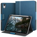 KingBlanc 新型 iPad mini7 ケース (A17 Pro 2024)・iPad mini 6 ケース 2021 モデル 手帳型 ペンホルダー付き ペン収納可能 オートスリープ・スタンド機能付き ワイヤレス充電対応 高級Puレザー製 全面保護 カバー iPad mini 第7世代・第6世代 8.3インチ対応, ブルー