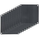 PC ケースファン 防塵 グリル 120mm 用 10枚入り PVC素材 交換用 グリル メッシュ ファン フィルター 防塵メッシュ パソコンケース用