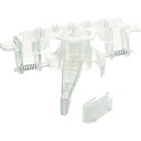 【送料無料】トラスコ中山(TRUSCO) こまわりくん weego兼用G車輪用樹脂ストッパー 透明 KW-GJS