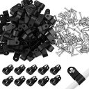 【送料無料】Aroidful Rタイプ ケーブルクランプ 100個入り ネジ付き ケーブルクリップ 直径10.4mm コードクランプ R型 壁 固定 コードクリ...