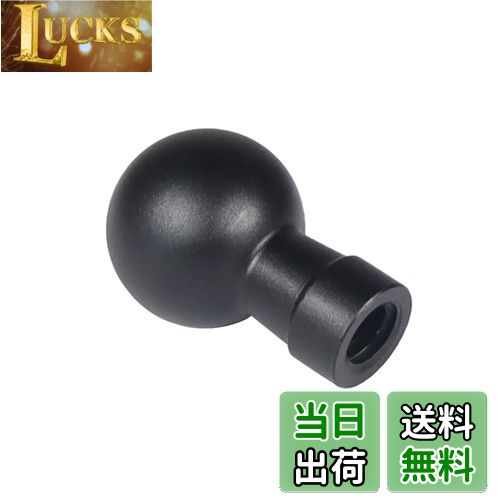 【送料無料】NovelGoal アルミニウム 17mm ボールヘッドマウント 1/4インチ スクリュー オス/メス アダ..