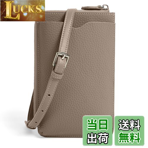 【送料無料】[imeetu] スマホショルダー スマホポーチ レディース ショルダーバッグ 本革 多機能 お財..