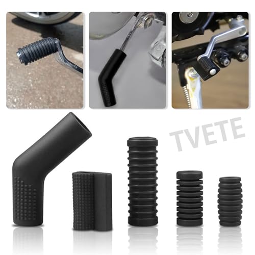 【送料無料】TVETE バイク シフトレバーペダルカバー オートバイのシフトレバースリーブ バイク交換用シフトカバー 【5個入り】 保護シフトレバーソックス ギアシフトレバーシュープロテクター ストッパーゴムスリーブ ソフトラバー滑り止めペダルカバー